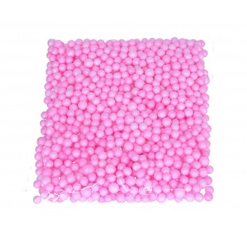 Dekoracyjne styropianowe kulki - różowe