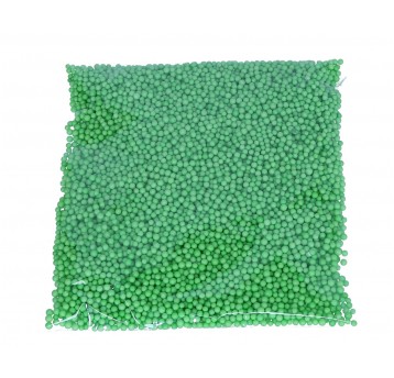 Dekoracyjne styropianowe kulki - zielone