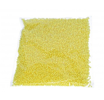 Dekoracyjne styropianowe kulki - żółte