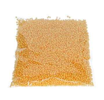 Dekoracyjne styropianowe kulki - żółte