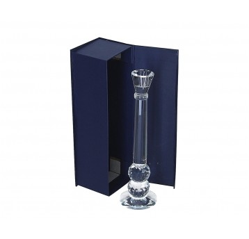 Dekoracyjne szklane świeczniki 25cm