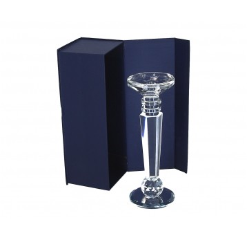 Dekoracyjne szklane świeczniki 27cm