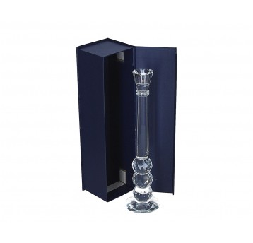 Dekoracyjne szklane świeczniki 30cm