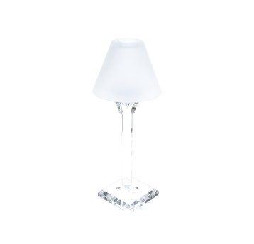 Dekoracyjne szklane świeczniki 39cm