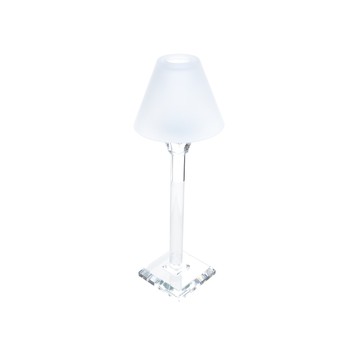 Dekoracyjne szklane świeczniki 43cm