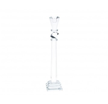 Dekoracyjne szklane świeczniki 45cm