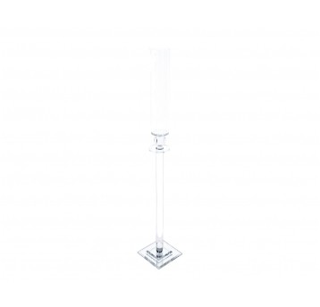 Dekoracyjne szklane świeczniki 74cm