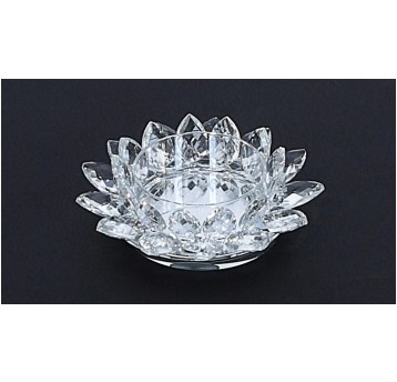 Dekoracyjne szklane świeczniki śr 15cm/5cm