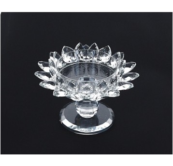 Dekoracyjne szklane świeczniki śr17cm/11cm