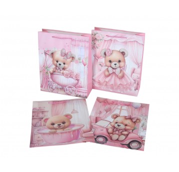 Dekoracyjne torebki papierowe mix 32cm/26cm/10cm