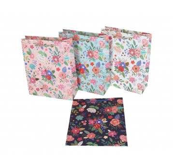 Dekoracyjne torebki papierowe mix 32cm/26cm/10cm