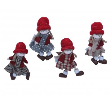 Dekoracyjne zawieszki bożonarodzeniowe 16cm