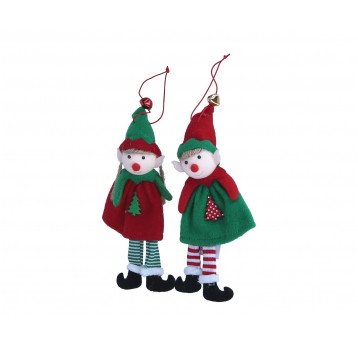 Dekoracyjne zawieszki bożonarodzeniowe 18cm