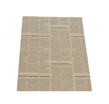 Dekoracyjny papier do pakowania 50cm/70cm op=38szt