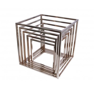 Dekoracyjny stojak metalowy s/5 31cm/31cm/31cm