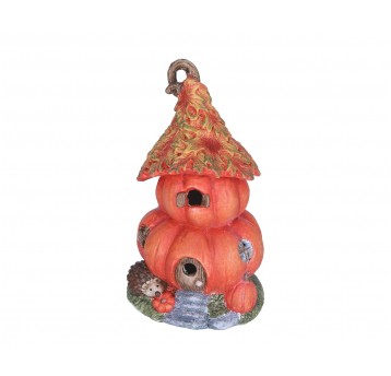 Domek ozdobny z dyni 20cm/12cm