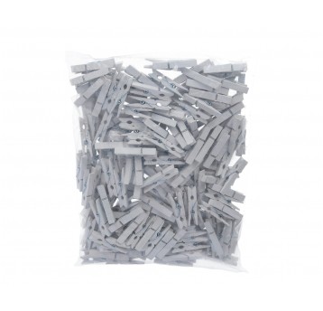 Drewniane spinacze białe 4,5 cm