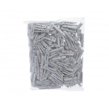 Drewniane spinacze białe 4,8 cm