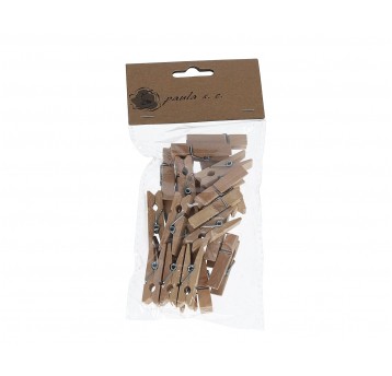 Drewniane spinacze naturalne 3,5 cm op=24szt