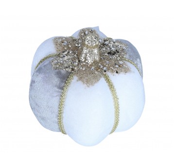 Dynia biało-szara do kompozycji śr 15cm/13cm