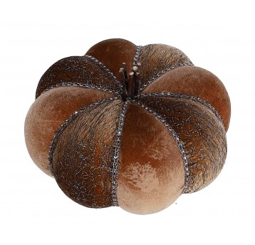 Dynia ozdobna brązowa śr 20cm/9cm