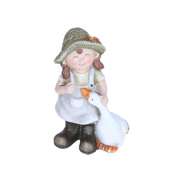 Dziewczynka z gąską 18cm/10cm