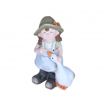 Dziewczynka z gąską 20cm /10cm