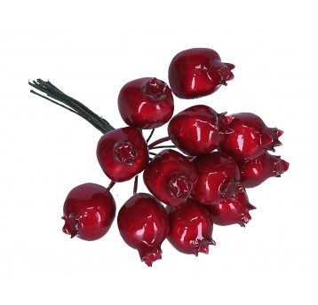 Dzika róźa czerwona pęczek =12szt 11cm