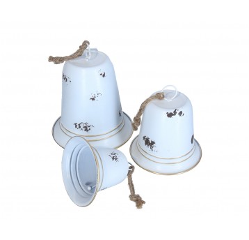 Dzwonek ozdobny z metalu s/3 śr 24cm/24cm