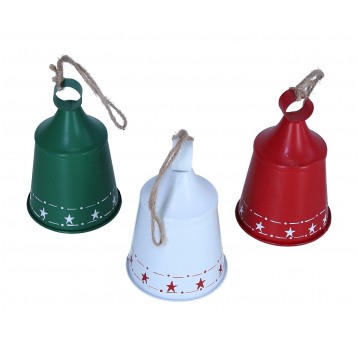 Dzwonki ozdobne do kompozycji mix kol.śr8cm/13cm