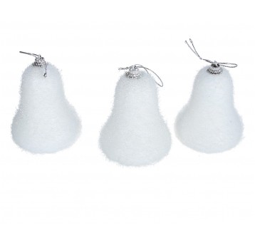 Dzwonki styrop. 1op=3 szt.1szt=8cm d 6cm