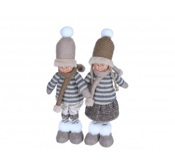 Figurka brązowa do dekoracji mix 38cm