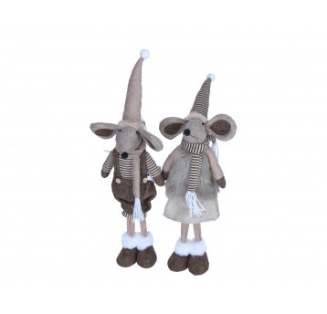 Figurka brązowa do dekoracji mix 53cm