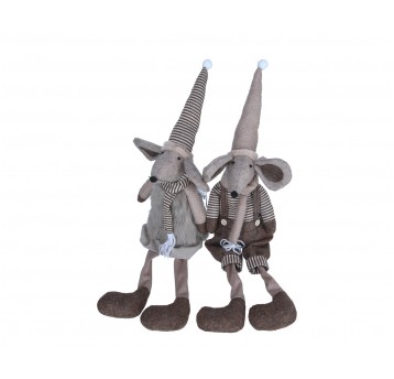 Figurka brązowa do dekoracji mix 65cm