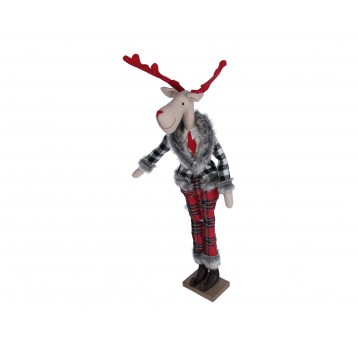 Figurka renifera na podstawie 52cm /chłopiec