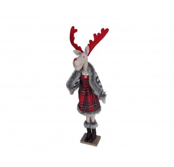 Figurka renifera na podstawie 54cm /dziewczynka