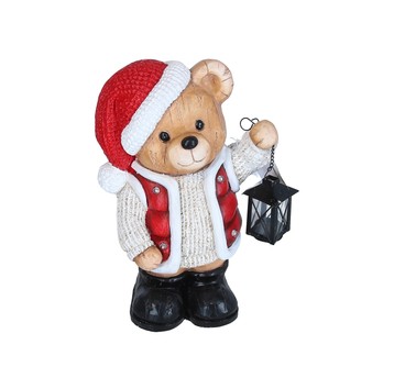 Figurka z latarką do dekoracji 38cm