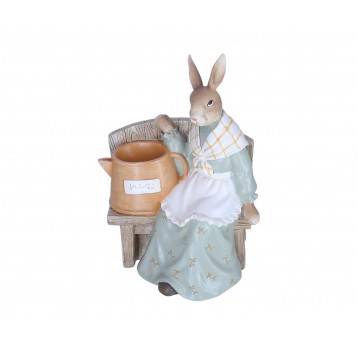 Figurka zajączka wielkanocnego 20cm/16cm