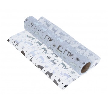 Flizelina biała w renifery szer.28cm/350cm