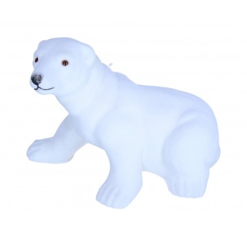 Flokowane niedźwiedzie z tworzywa sztu. 24cm/34m