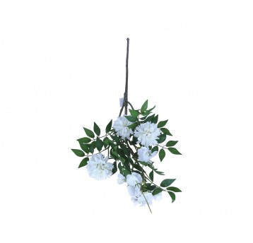 Gałązka białych kwiatów 90cm