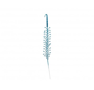 Gałązka brokatowana l 45cm d 4cm