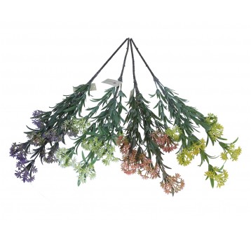 Gałązka do kompozycji 65cm mix 4 kol.