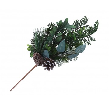 Gałązka jodły z kompozycją 58cm
