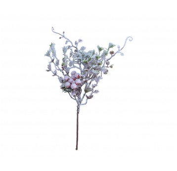Gałązka ośnieźona do kompozycji 38cm