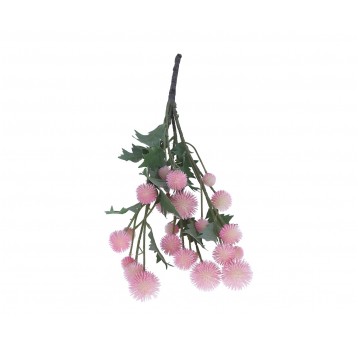 Gałązka ozdobna różowa 49cm