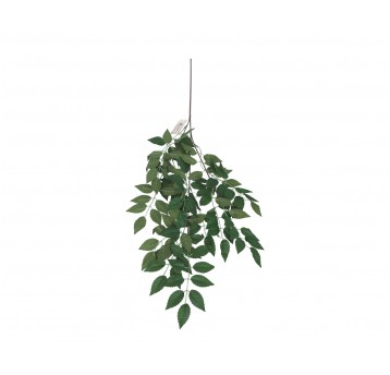 Gałązka ozdobna z liśćmi 96cm