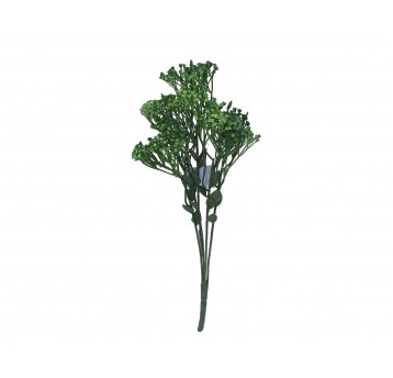 Gałązka ozdobna zielona 48cm