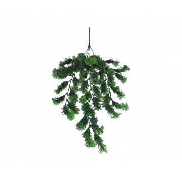 Gałązka ozdobna zielona 72cm