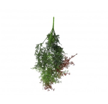 Gałązka paproci zielono-bordowej 80cm